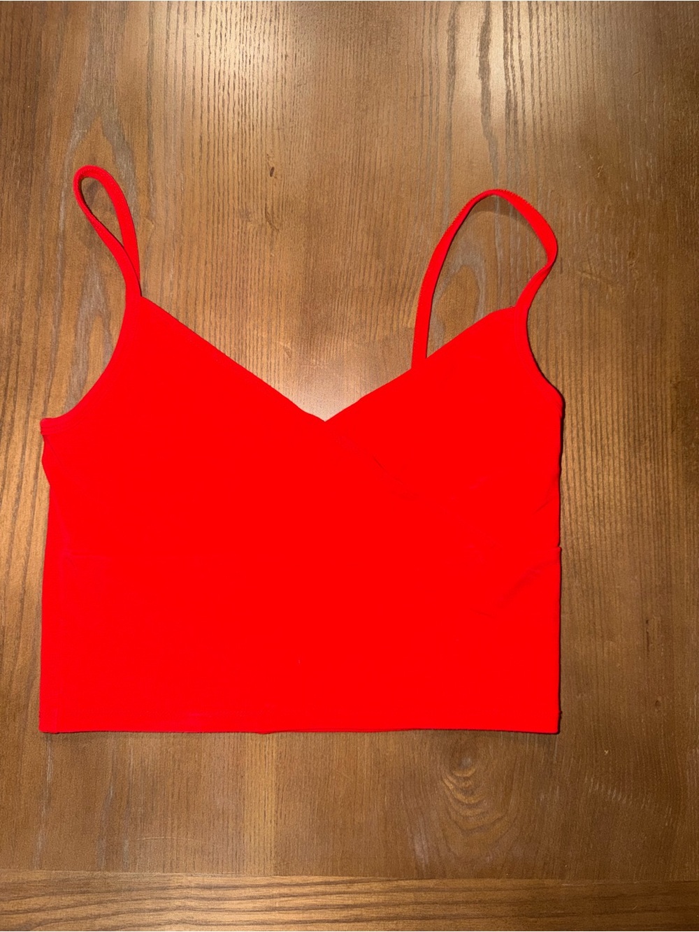 Women’s Red Stretch V-Neck Cami Top